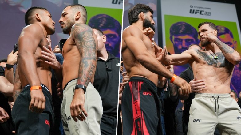 UFC 331 Free Live Streaming Online: Watch Telecast of Joshua Van vs Alexandre Pantoja and Other Fights on TV in India