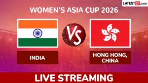 India vs Hong Kong China, Live Streaming and Free Telecast of Women's Asia Cup 2026 in India.