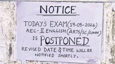 Vikram Dev University Postpones English Exam After Question Paper Surfaces on WhatsApp Hours Before Test