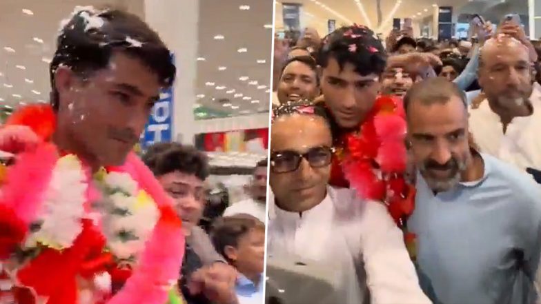 Razaullah Mashwani Receives Hero&rsquo;s Welcome After Impressive Debut in ENG vs PAK Test Series 2026