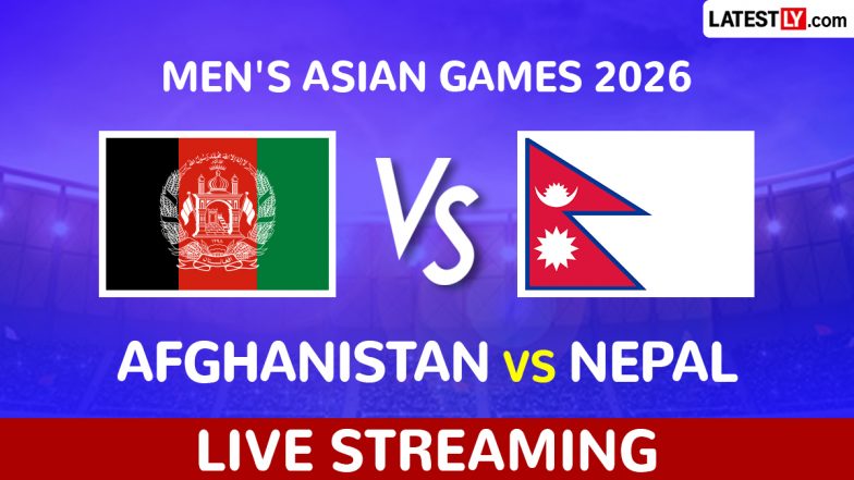 Afghanistan vs Nepal Live Streaming and Free Telecast of Men's Asian Games 2026 Cricket in India