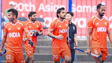 Asian Games 2026: Dilpreet Singh Scores Four as India Men Rout Indonesia 13-1 in Hockey Opener