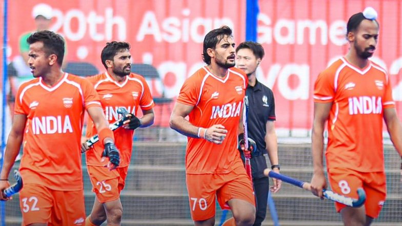 Asian Games 2026: Dilpreet Singh Scores Four as India Men Rout Indonesia 13-1 in Hockey Opener