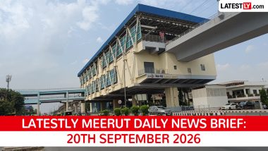 Meerut Latest News Today on September 20th, 2026: IAF Air Show, Crime Updates & Trade Showcase
