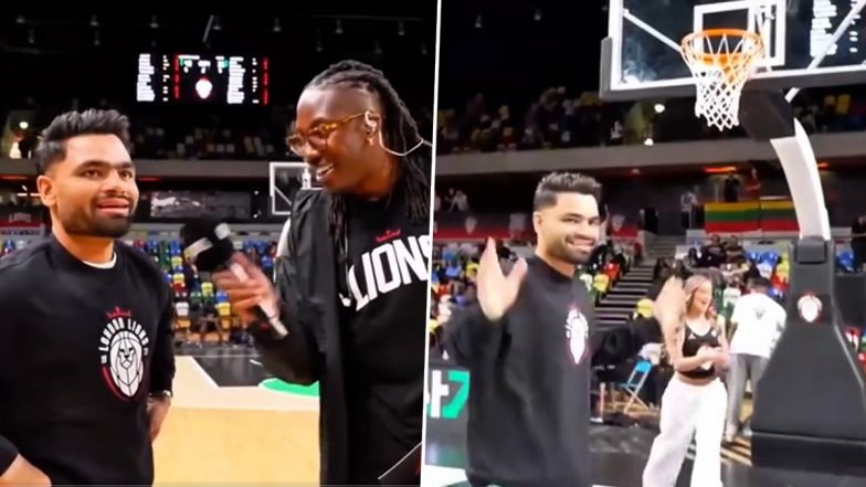 Rinku Singh Attends Basketball Game in London, His &lsquo;Sixes Only&rsquo; Reply Goes Viral