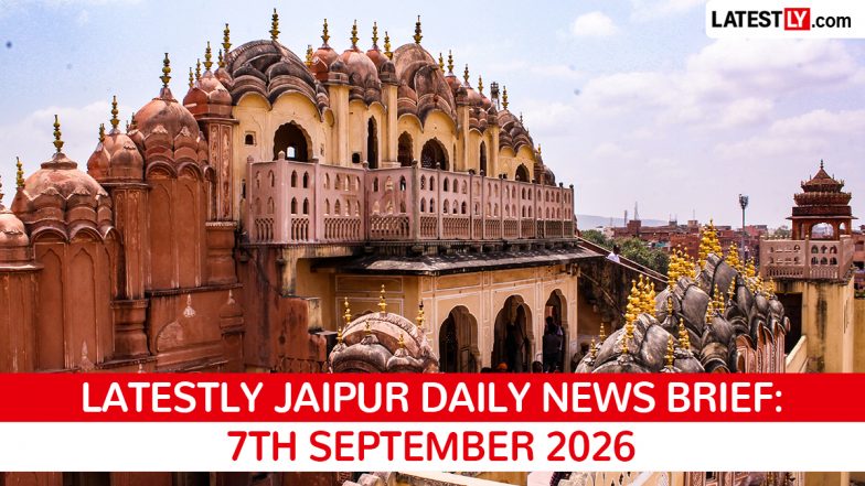 Jaipur Latest News Today on September 7th, 2026: New High Court CJ Sworn In, Election Buzz &amp; Sports Wins