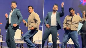 FICCI FRAMES 2026: Ravi Kishan Teaches His Viral ‘Gucci’ Dance to Irfan Pathan in Viral Video