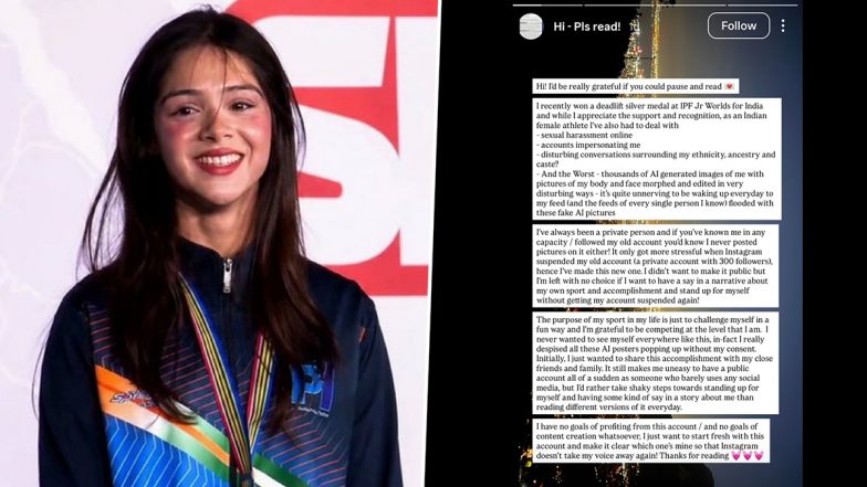 Powerlifter Keyaa Banerji Speaks Out After Silver Medal Win Triggers Waves of Cyber Harassment and Deepfakes