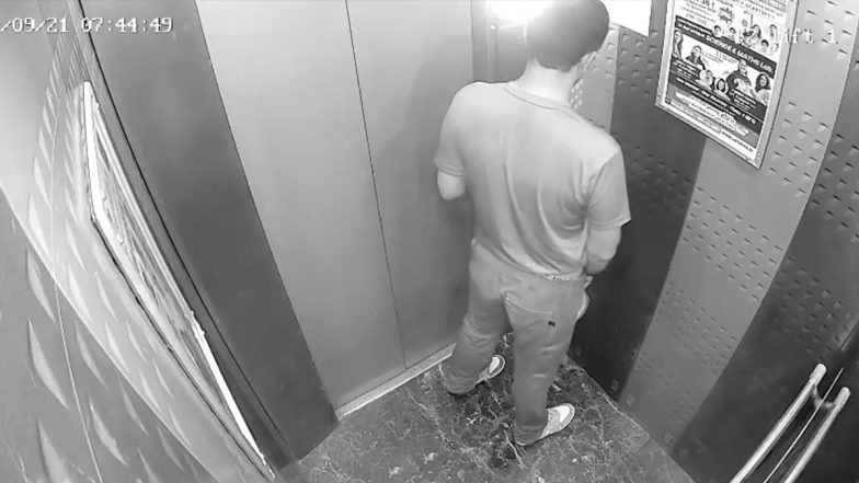 Viral Video Shows Man Urinating Inside Lift in Ghaziabad&rsquo;s Shipra Krishna Vista Society