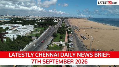 Chennai Latest News Today on September 7th, 2026: Airport Sites, PM Projects & TVK Murder Arrests