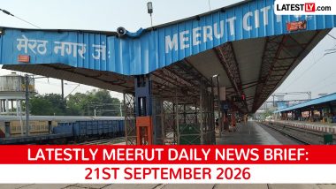 Meerut Latest News Today on September 21st, 2026: Air Show Aftermath, BJP Chief Visit & Civic Progress