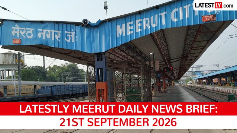 Meerut Latest News Today on September 21st, 2026: Air Show Aftermath, BJP Chief Visit &amp; Civic Progress