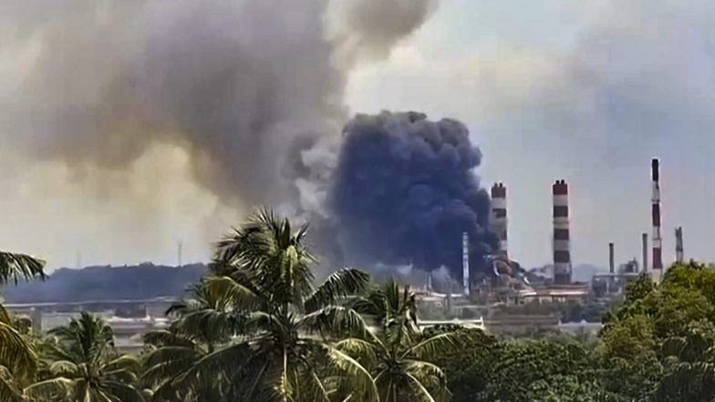 MRPL Oil Refinery Blast: Tremors Felt Across Mangaluru After Massive Explosion