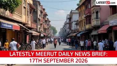 Meerut Latest News Today on September 17th, 2026: Gas Leak Panic, Market Demolition & Crime Busts