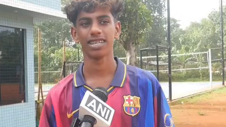 Sports News | Meet Keralam's 'Lamine Yamal': Kollam Schoolboy's Uncanny Resemblance to Spanish Star Goes Viral