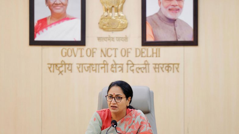 India News | Delhi CM Rekha Gupta Orders Strict Action over Child Safety After Jafrabad Playschool Case, Alleged Rape in Bus