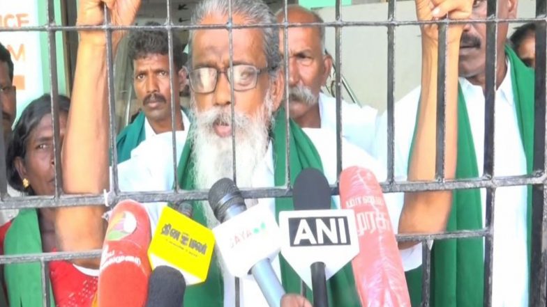 India News | Tamil Nadu: Around 50 Farmers Led by Ayyakannu Detained in Trichy over Cauvery Water Issue