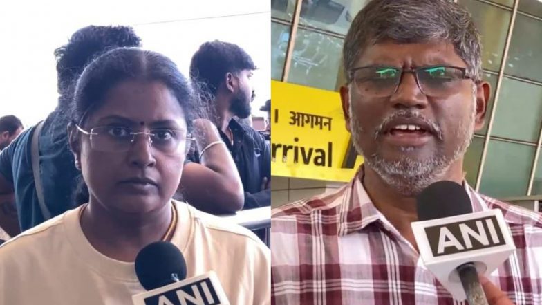 India News | Tamil Nadu: 28 Pilgrims Return Safely from Kailash Yatra After Nepal Flood, Receive Emotional Welcome at Coimbatore Airport