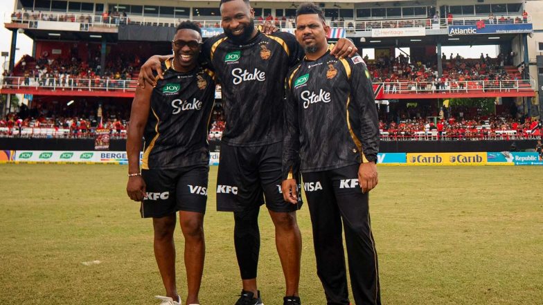 Sports News | Trinidad: Queen's Park Oval Stand Named in Honour of Legends Sunil Narine, Dwayne Bravo and Kieron Pollard