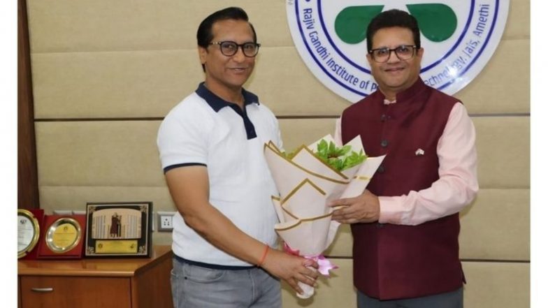 Business News | Director (Refineries), Indian Oil Corporation Limited Visits RGIPT; Discussions Focus on Strengthening Academia-Industry Collaboration
