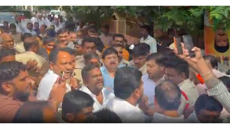 India News | Tension in Tarnaka as Telangana BJP Chief Ramchander Rao Placed Under House Arrest, Detained