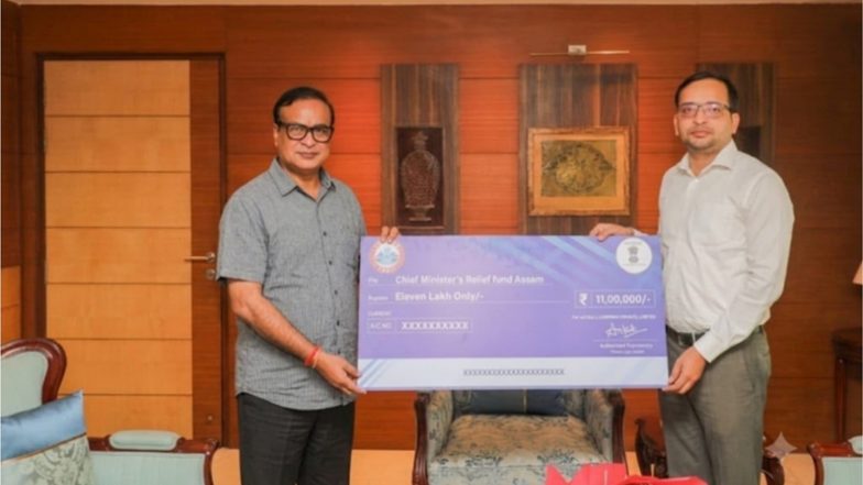 Business News | Ankit Bhati Sir and Rojgar With Ankit Extend Support to Assam Flood Victims, Relief Contribution Reaches Rs. 21.38 Lakh