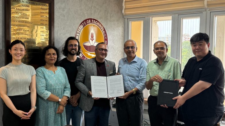 Business News | KRAFTON India Signs MoU with IIT Madras to Launch KIGI Academy, a New Gateway into Game Development