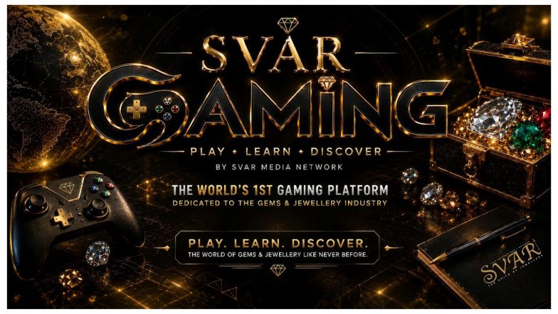 Business News | SVAR Media Network Launches SVAR Gaming, Becoming the World's 1st Gems & Jewellery Brand to Introduce an Interactive Gaming Experience
