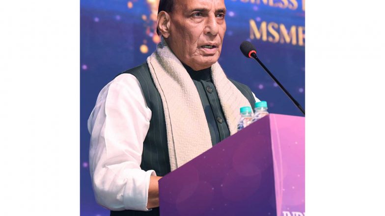 India News | Invest in R&D, Technology Upgradation While Fostering Partnerships: Rajnath Singh to MSMEs