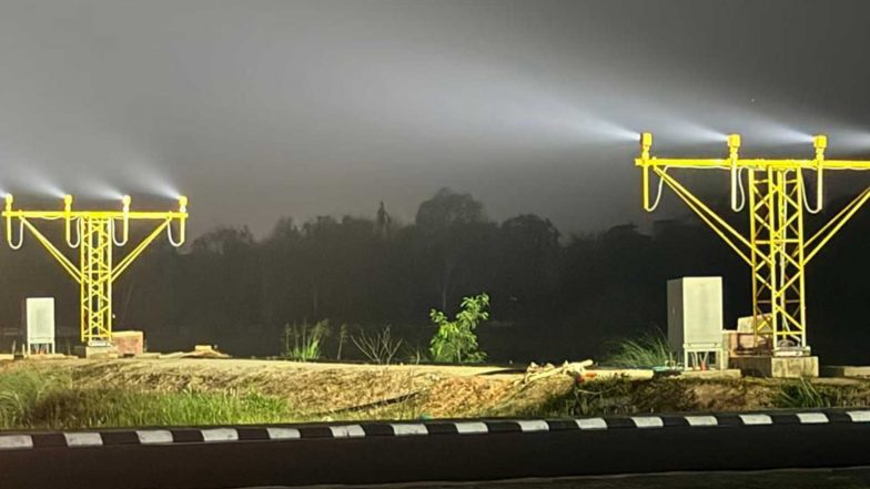 India News | Assam: LGBI Airport Commissions 570-metre Precision Approach Lighting System