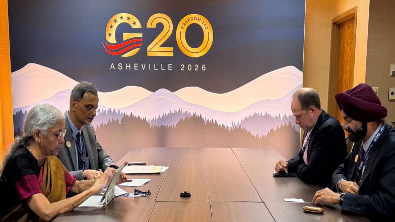 Business News | FM Sitharaman Pushes Deeper Global Economic Ties, Private Capital Mobilisation at G20 Meetings