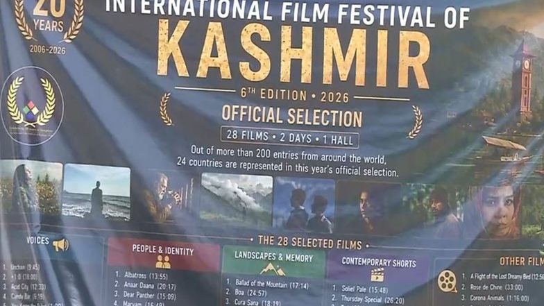 Entertainment News | International Film Festival of Kashmir Begins; Cinema Buffs Express Excitement