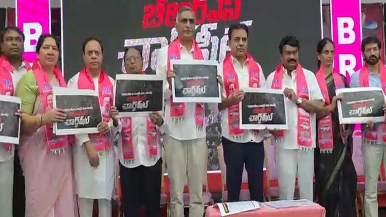 India News | Telangana: BRS Releases Chargesheet Against Congress' 1000-day Govt, Alleges Unfulfilled Promises