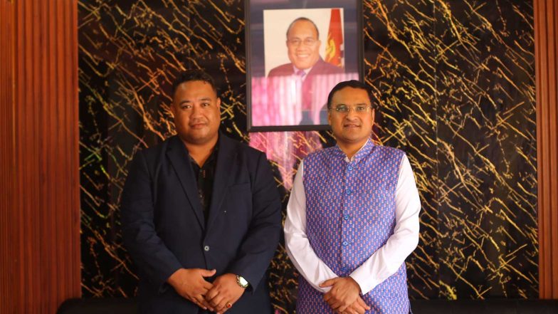 World News | India, Kiribati Discuss Ways to Strengthen Bilateral Cooperation