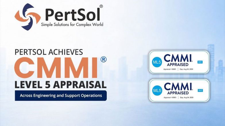 Business News | PertSol Achieves CMMI® Level 5 Appraisal Across Engineering and Support Operations