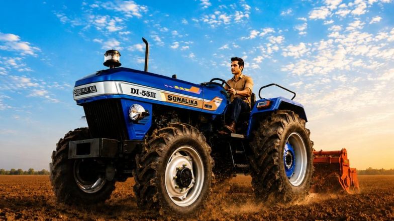 Business News | Sonalika Clocks Highest-Ever August Overall Sales of 12,581 Tractors, to Outpace Industry Growth by 1.9X (est.)