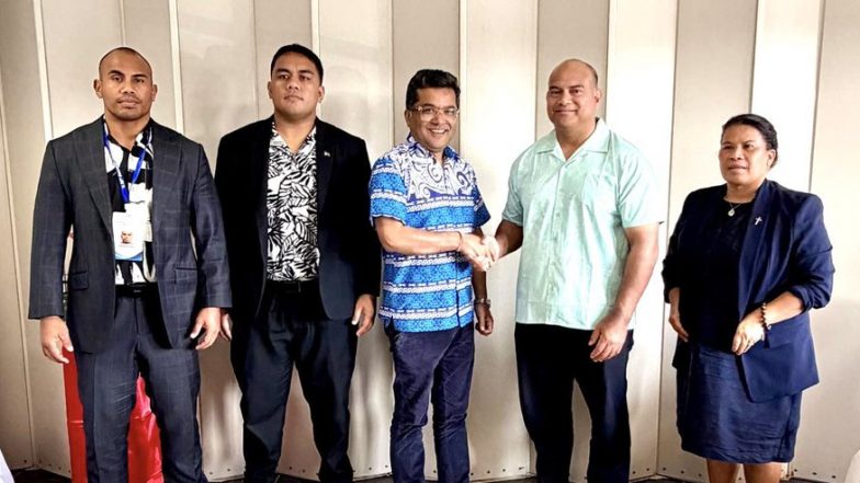 World News | MoS Margherita, President of Nauru Discuss Strengthening of Development Partnership