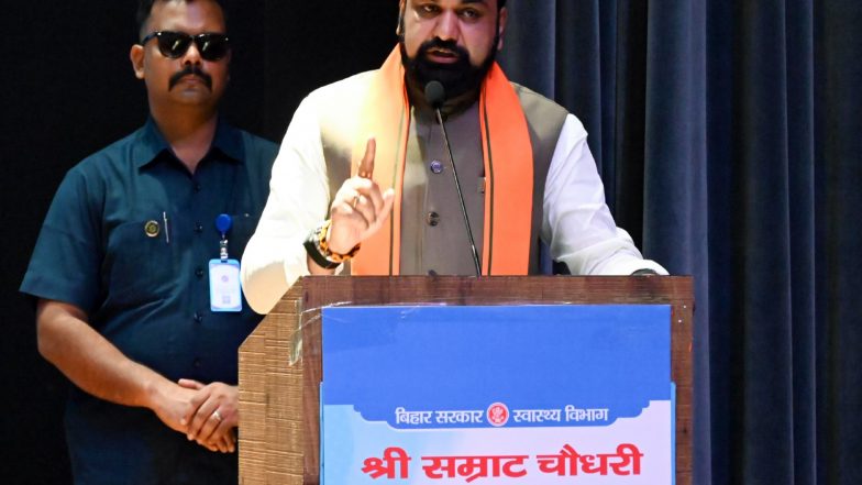 India News | Bihar CM Samrat Choudhary Calls on Farmers, Traders to Work Together for State's Prosperity
