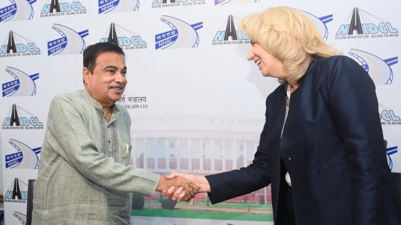 World News | Union Minister Gadkari Meets Dutch Ambassador, Discusses India-Netherlands Cooperation in Green Infrastructure, Mobility, Energy Transition