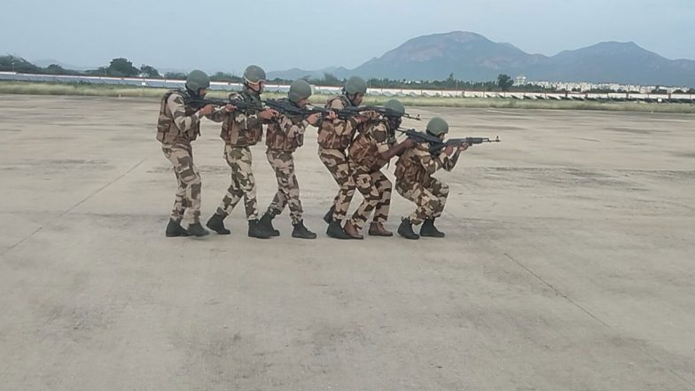 India News | CISF Conducts Anti-hijacking Mock Exercise at Tirupati Airport to Assess Crisis Preparedness