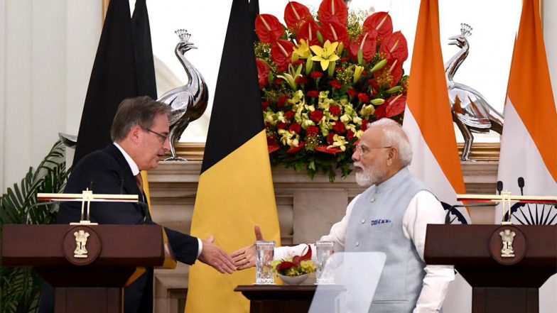 World News | India-Belgium Eye Doubling Bilateral Trade over Next Five Years 