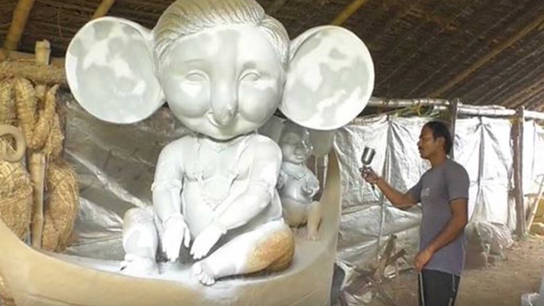 India News | Andhra Pradesh: Artisans in Chittoor Make Colorful Idols for Ganesh Chaturthi