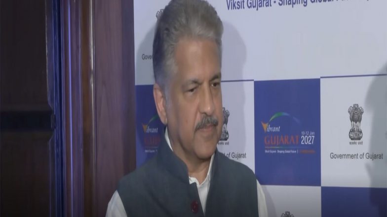 Business News | Mahindra Group Plans to Expand Presence in Gujarat, Eyes New Opportunities: Anand Mahindra