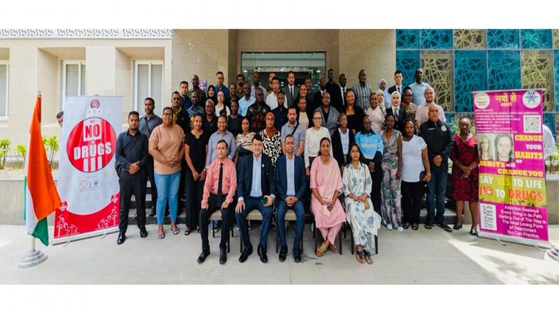 World News | 50 Officers from 21 Countries Visit NCB Ahmedabad, Exchange Insights on Drug Trafficking, Investigation, Enforcement