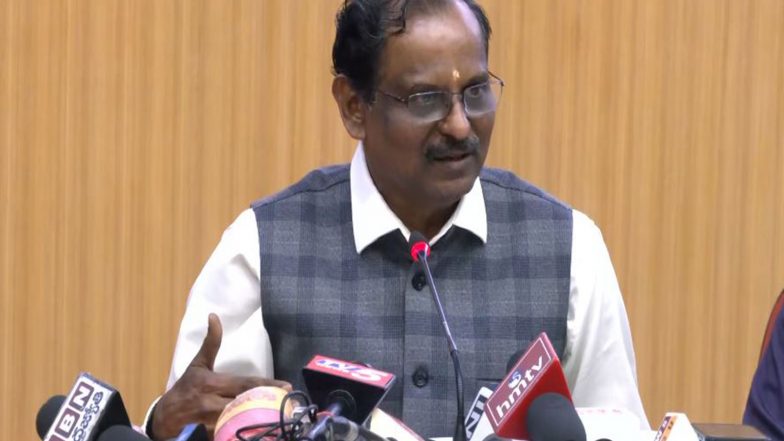 India News | ISRO Chief V Narayanan Hails GSLV-F17 Mission Success, Says EOS-05 Satellite in Perfect Health