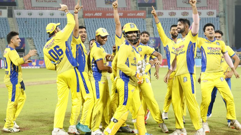 Sports News | UPT20 2026: Prashant Veer's All Round Show, Kartik Siddhu's Hat-trick Help Noida Kings Beat Kashi Rudras in Eliminator