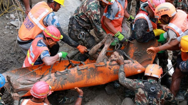 World News | Nepal Flash Floods: Two People Rescued Alive from Tunnel at Trishuli 3A Hydropower Project