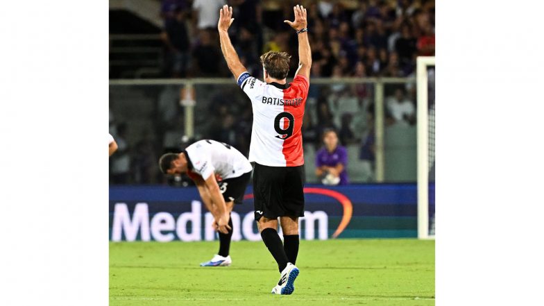 Sports News | Argentina Legend Batistuta Scores Brace in Fiorentina's 100th Anniversary Match