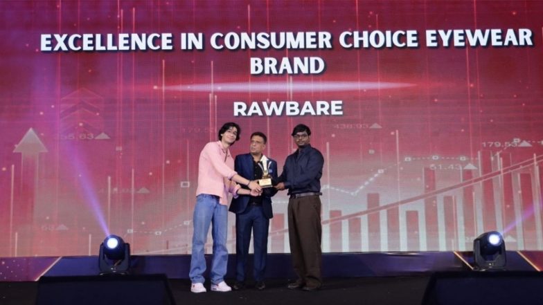 Business News | Rawbare Wins Excellence in Consumer Choice Eyewear Brand at ET Now Business Conclave & Awards 2026