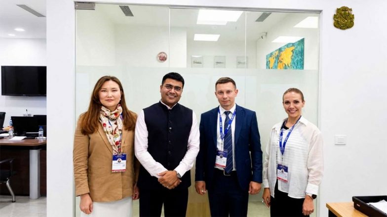 Business News | Kyrgyz Russian Slavic University's MBBS Entrance Exam to Be Held in India, Rector Announces During Noida Visit